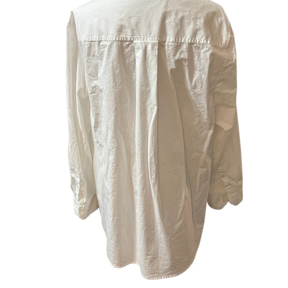 Lane Bryant White Blouse - Picture 3 of 5